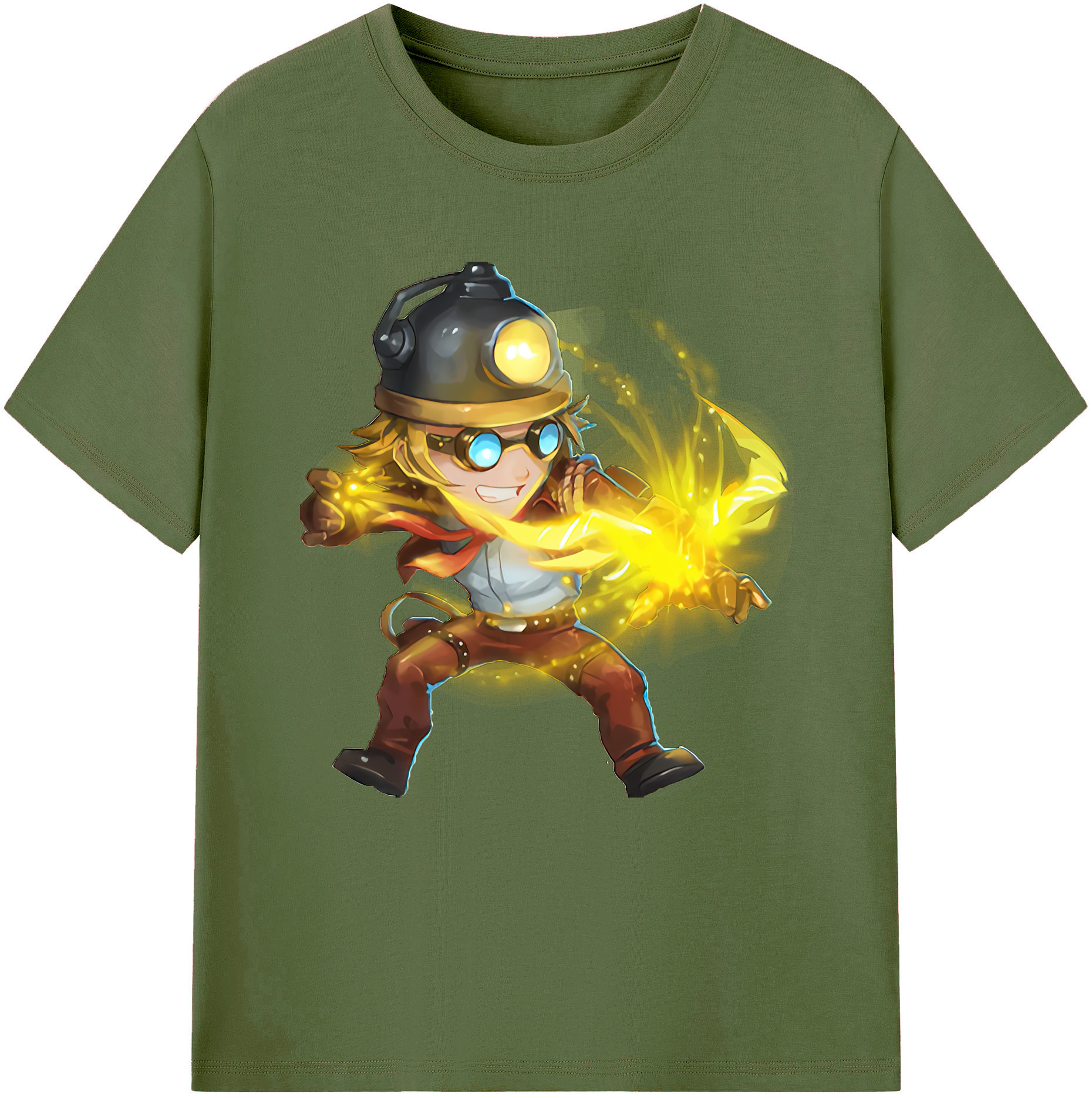 リーグ・オブ・レジェンド League of Legends LOL 綿100％半袖Tシャツ（フロントプリント）